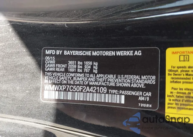 WMWXP7C50F2A42109: 43216989