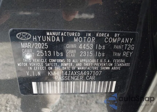 KMHL14JAXSA497107: 43217250