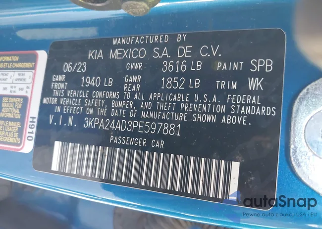 3KPA24AD3PE597881: 43216504