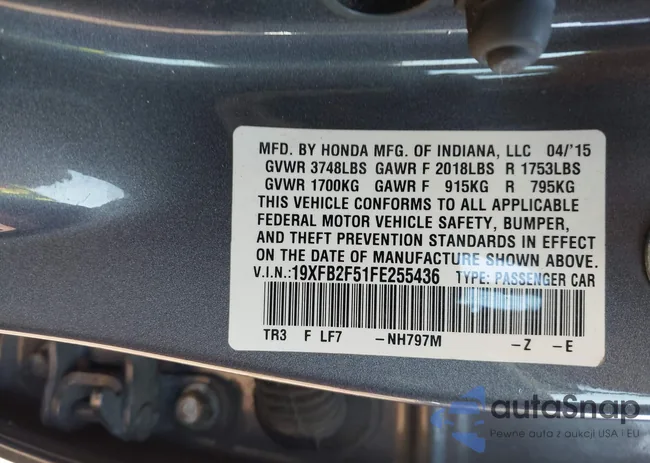 19XFB2F51FE255436: 43216566