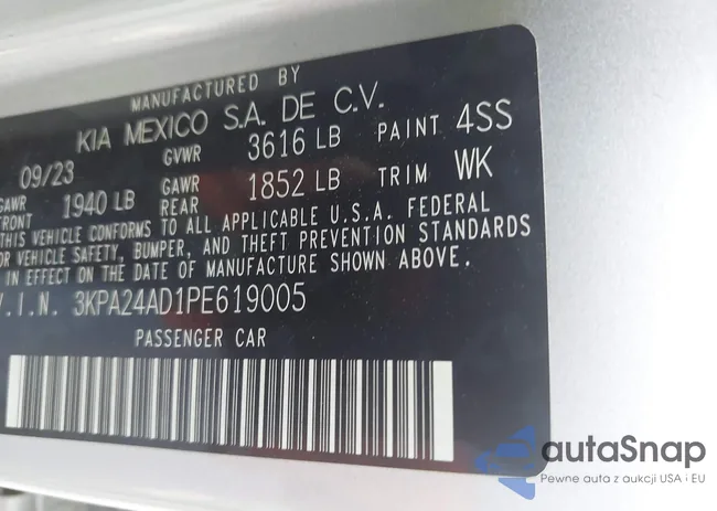 3KPA24AD1PE619005: 43216629