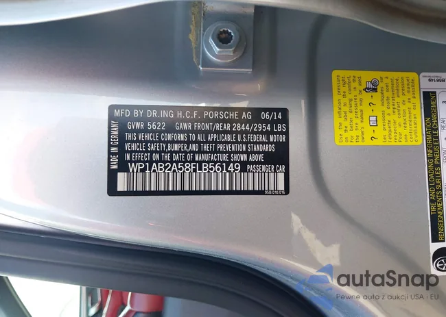 WP1AB2A58FLB56149: 43216858