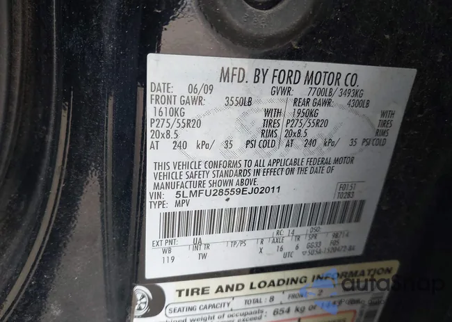 5LMFU28559EJ02011: 43217942