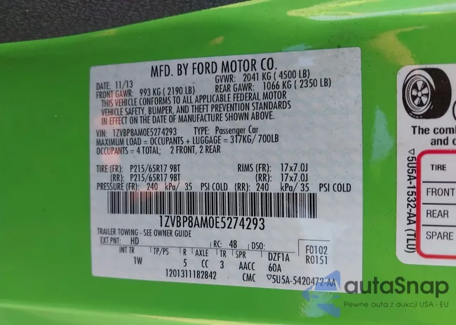 1ZVBP8AM0E5274293: 43217707