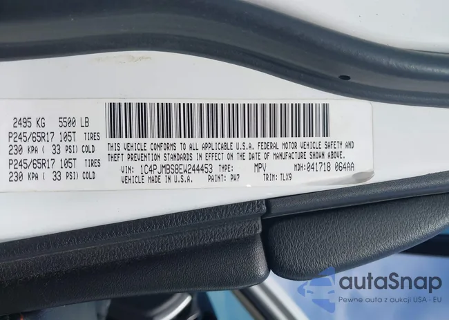 1C4PJMBS8EW244453: 43217841