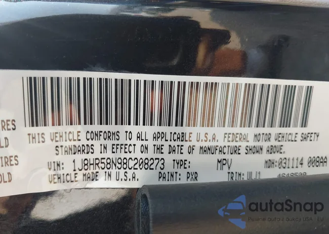 1J8HR58N98C208273: 43219091