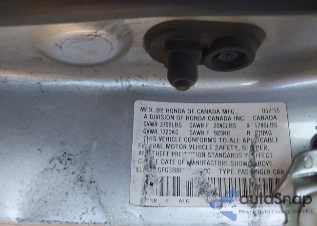 2HGFG3B86FH525080: 43219093