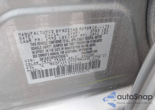 3N1AB7AP4EY240476: 43219190