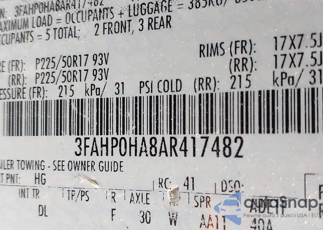 3FAHP0HA8AR417482: 43219208