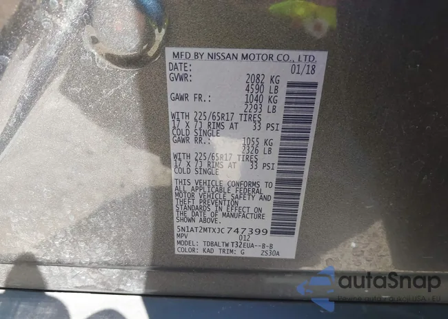 5N1AT2MTXJC747399: 43219267