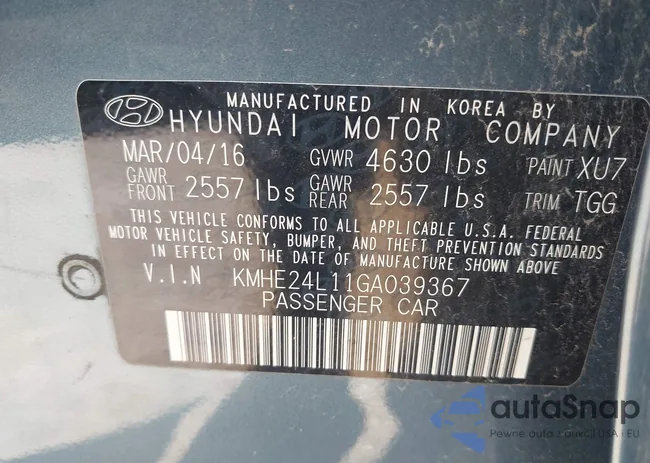 KMHE24L11GA039367: 43218546