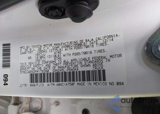 3TMLU4EN3FM178360: 43218848