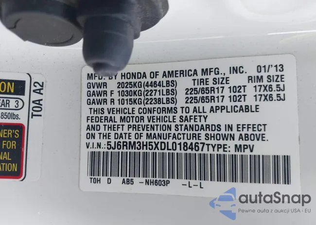 5J6RM3H5XDL018467: 43219944