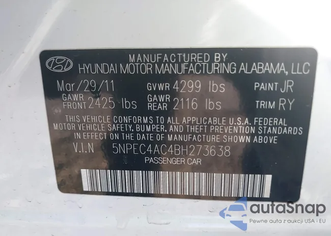 5NPEC4AC4BH273638: 43220054