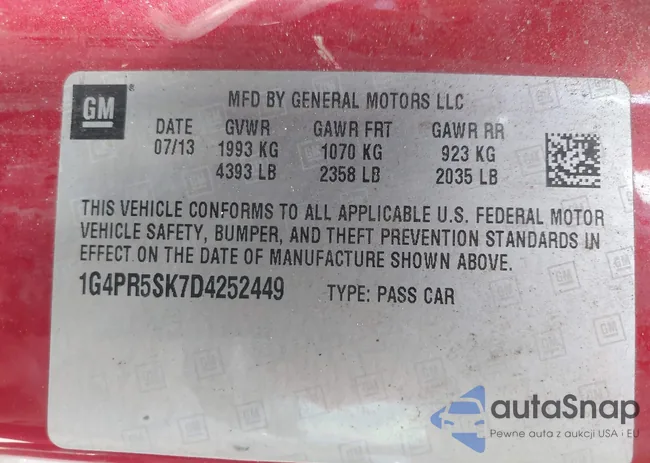 1G4PR5SK7D4252449: 43220208