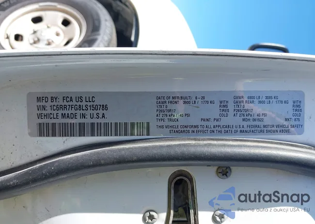 1C6RR7FG8LS150786: 43220341