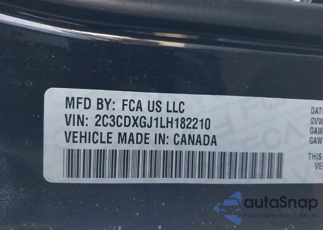 2C3CDXGJ1LH182210: 43220354