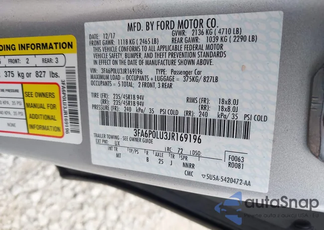 3FA6P0LU3JR169196: 43219524