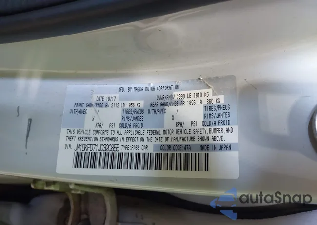 JM1DKFD71J0320855: 43219545