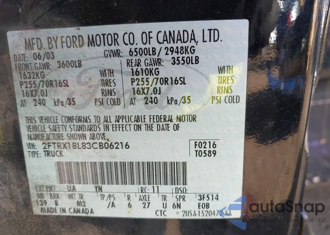 2FTRX18L83CB06216: 43219642