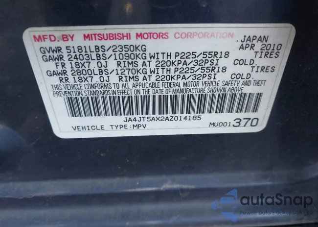 JA4JT5AX2AZ014185: 43219823