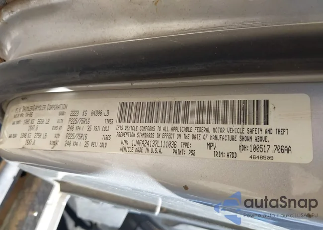 1J4GA39119L778659: 43221253