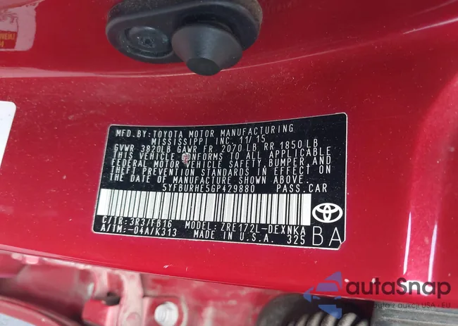 5YFBURHE5GP429880: 43220598