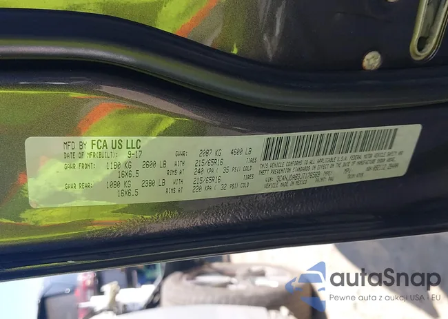 3C4NJDAB3JT176569: 43220869