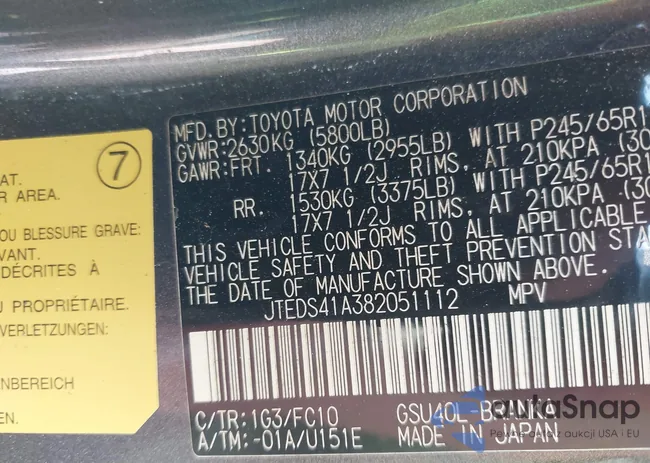 JTEDS41A382051112: 43221964