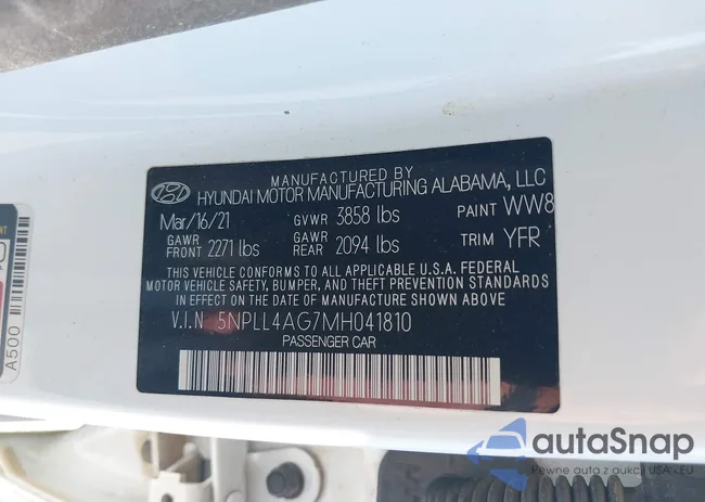 5NPLL4AG7MH041810: 43221984