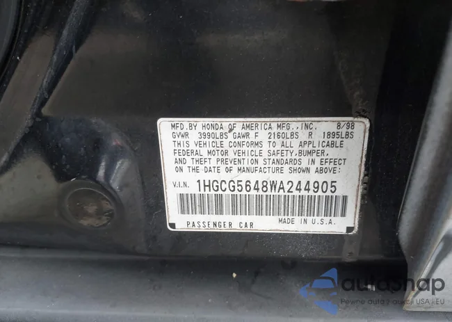 1HGCG5648WA244905: 43222071