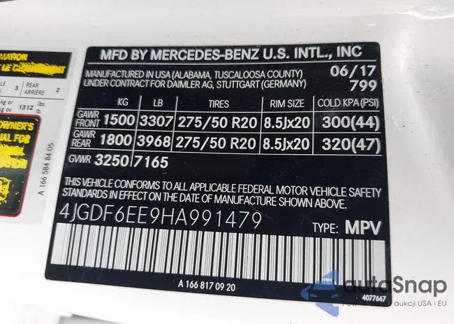 4JGDF6EE9HA991479: 43222262