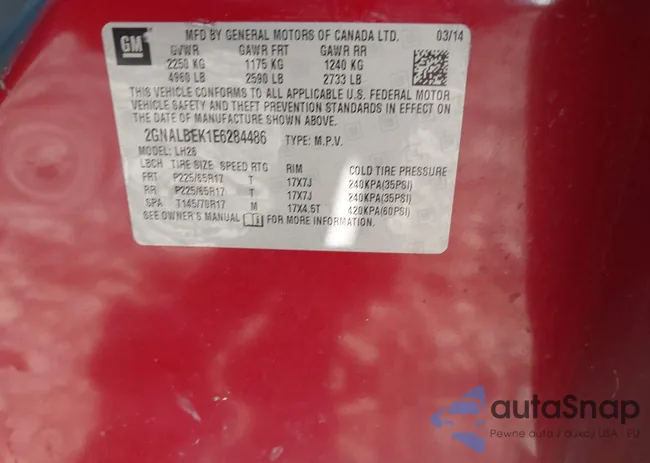 2GNALBEK1E6284486: 43222408