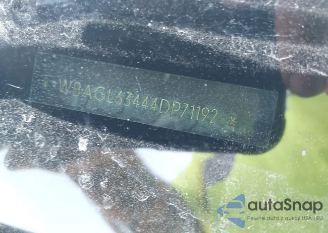 WBAGL63444DP71192: 43221701