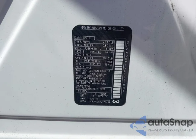 3PCAJ5M19LF111086: 43223240