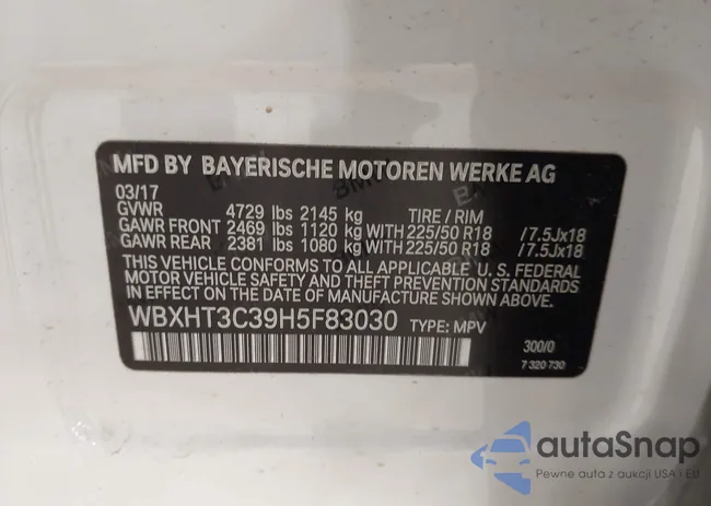 WBXHT3C39H5F83030: 43223354