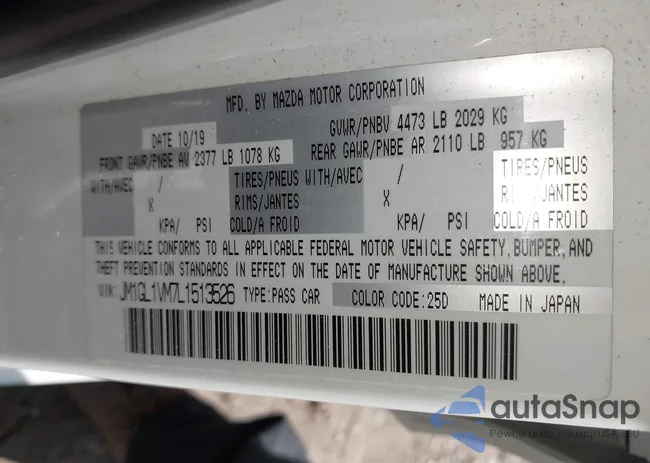 JM1GL1VM7L1513526: 43222618