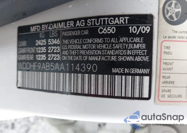 WDDHF9AB5AA114390: 43222727