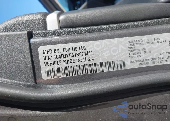 1C4RJYB61RC714817: 43222742