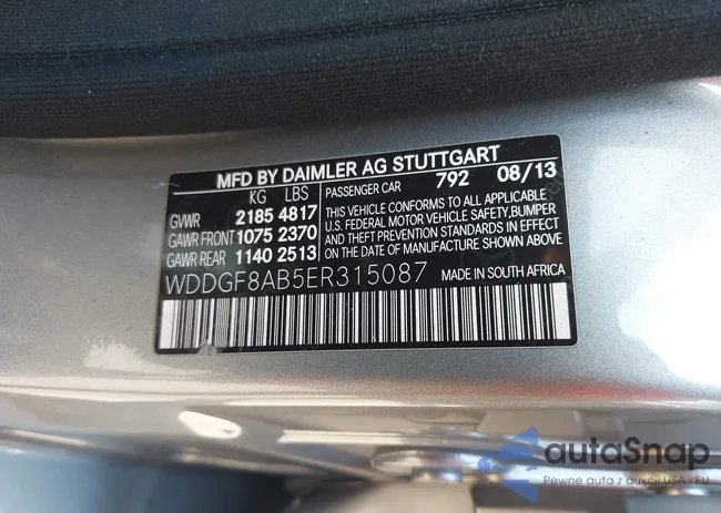 WDDGF8AB5ER315087: 43224269