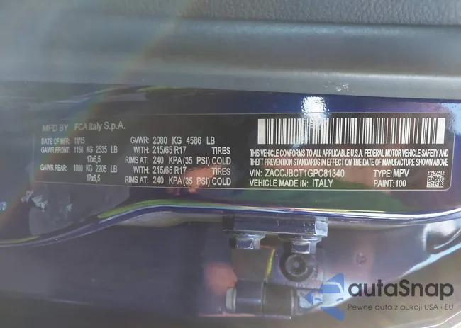 ZACCJBCT1GPC81340: 43223676