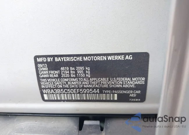 WBA3B5C50EF599544: 43223702