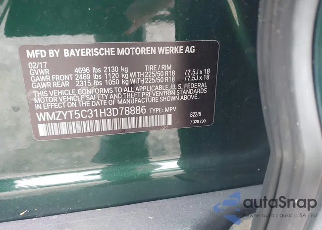 WMZYT5C31H3D78886: 43223822