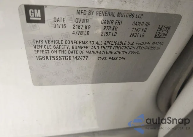 1G6AT5SS7G0142477: 43225031