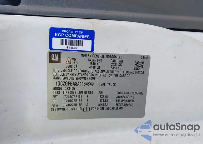 1GCZGFBA8A1154849: 43225115