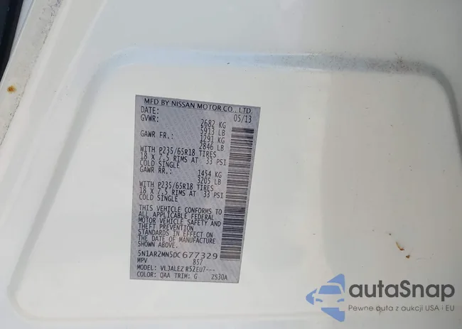 5N1AR2MN5DC677329: 43225173