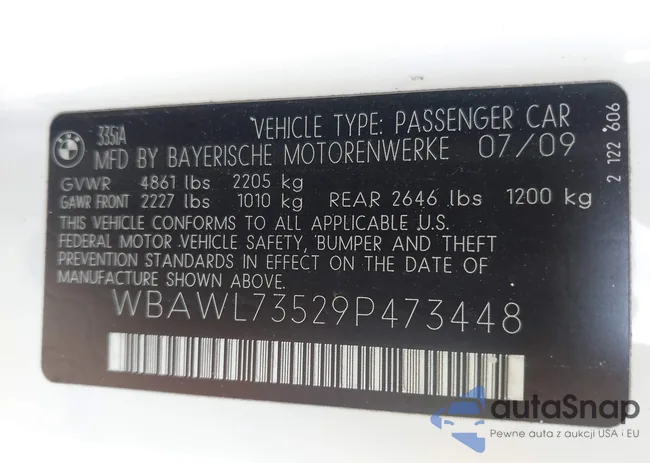 WBAWL73529P473448: 43225280