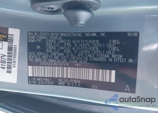 5TDZA23C96S567416: 43224719