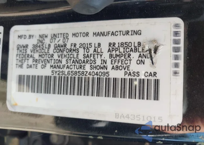 5Y2SL65858Z404095: 43225910