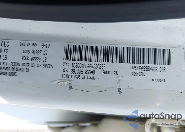 1C3CC4FB4AN220237: 43226178